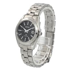 SEIKO Grand Seiko STGF071 Ladies' Watch Diamond 4J52 0AB0 Date Black Shell Dial Quartz GRAND