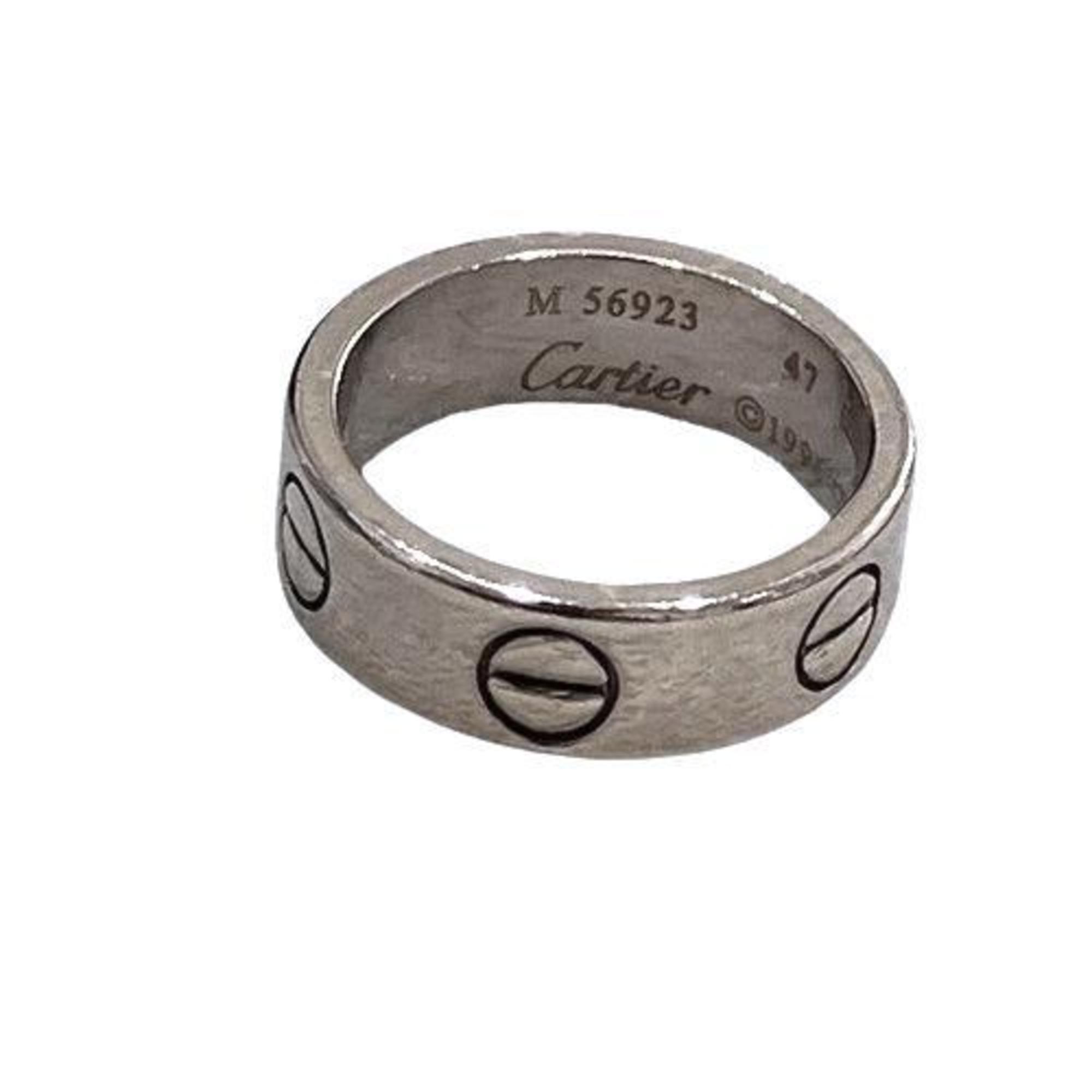 Cartier Love Ring 750 WG 6.65g