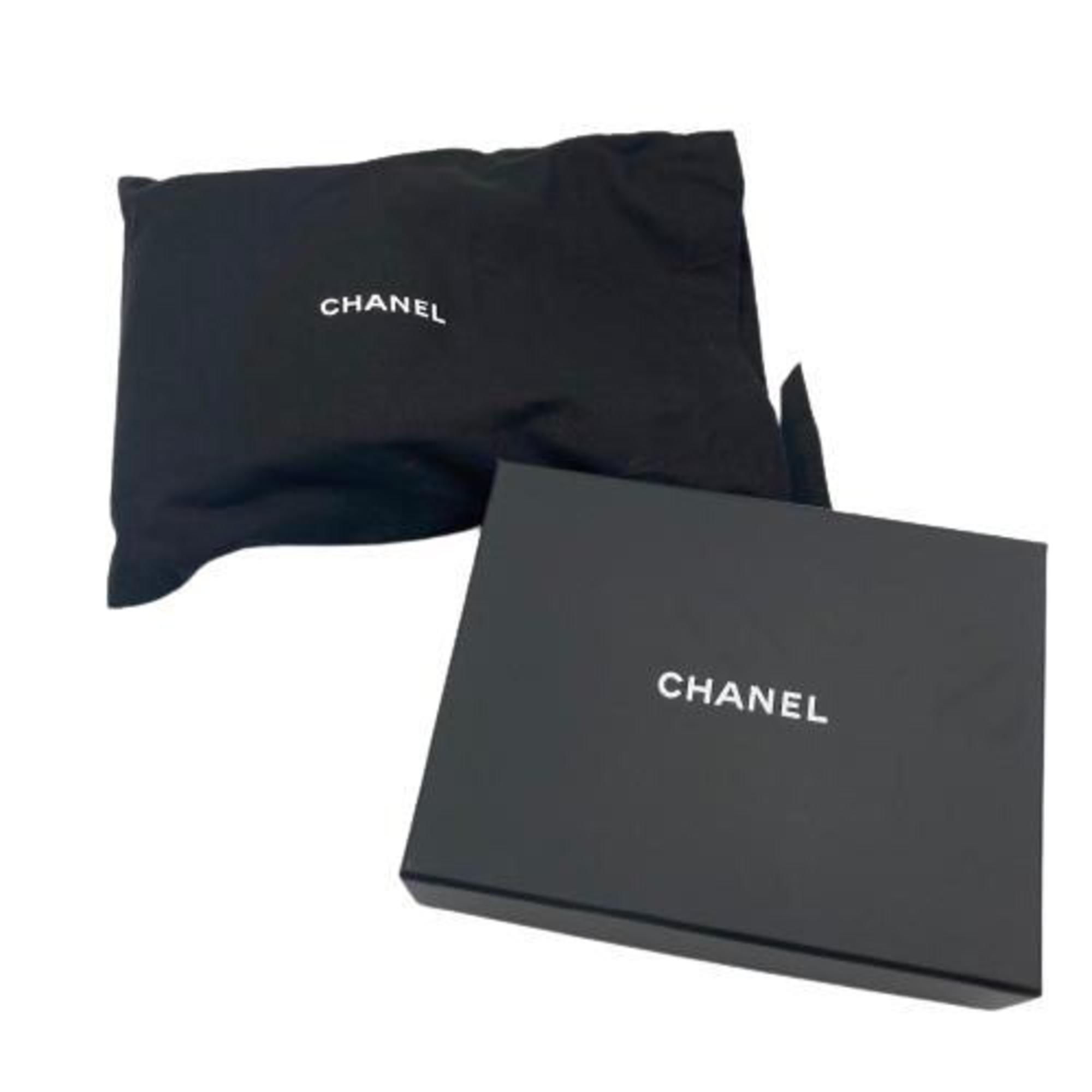 CHANEL Chain Wallet Caviar Skin 22-23AW Champagne