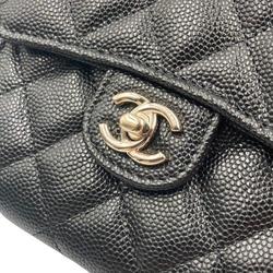 CHANEL Chain Wallet Caviar Skin 22-23AW Champagne