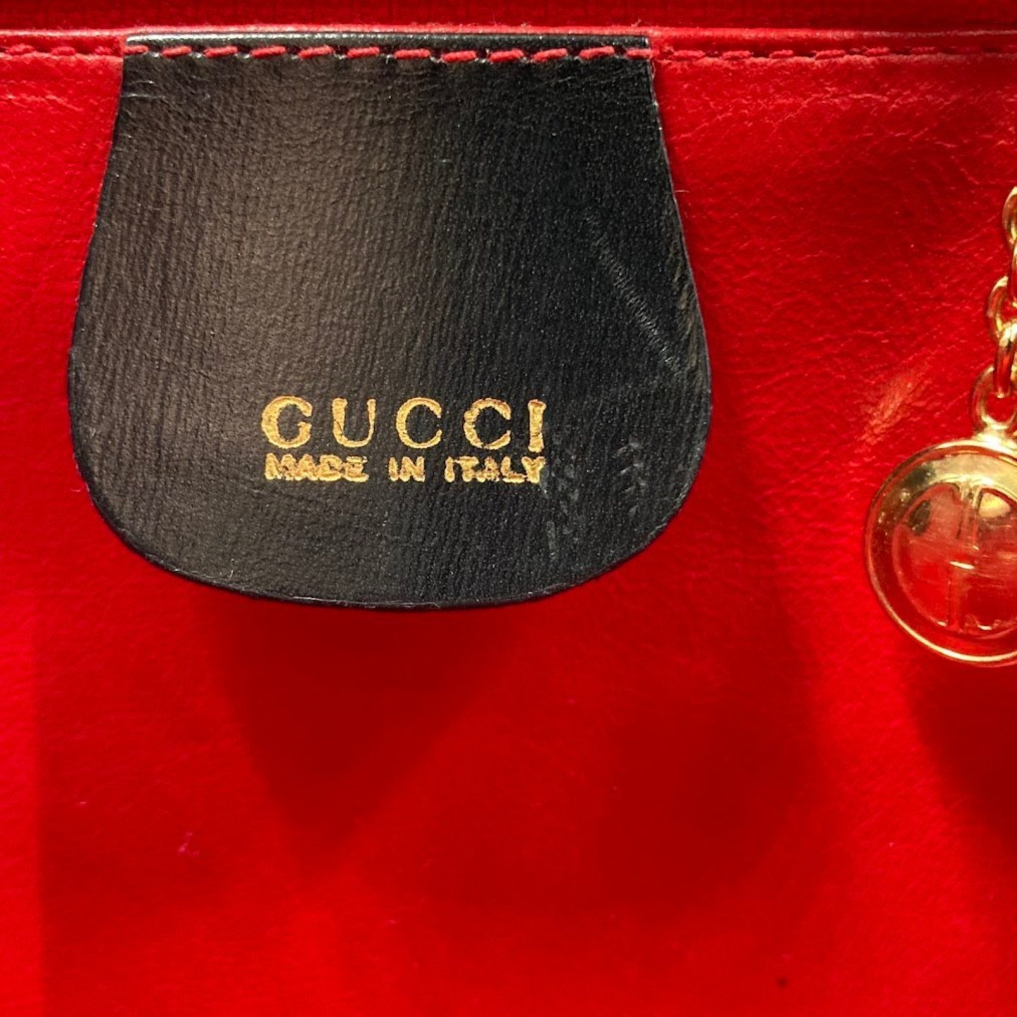 GUCCI 110.011 Handbag Leather