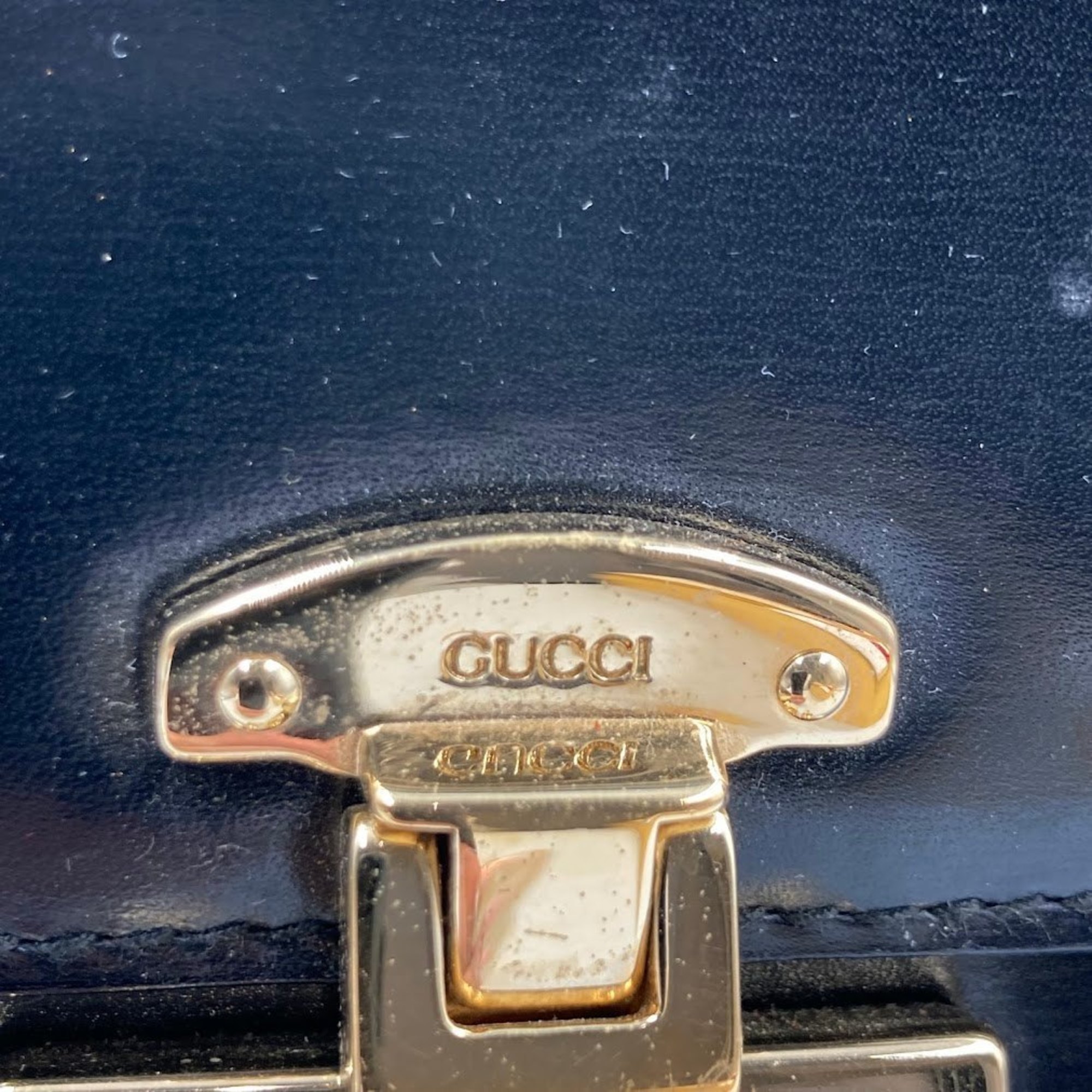 GUCCI 110.011 Handbag Leather