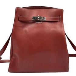 HERMES Kelly Sport MM Bordeaux □D stamp