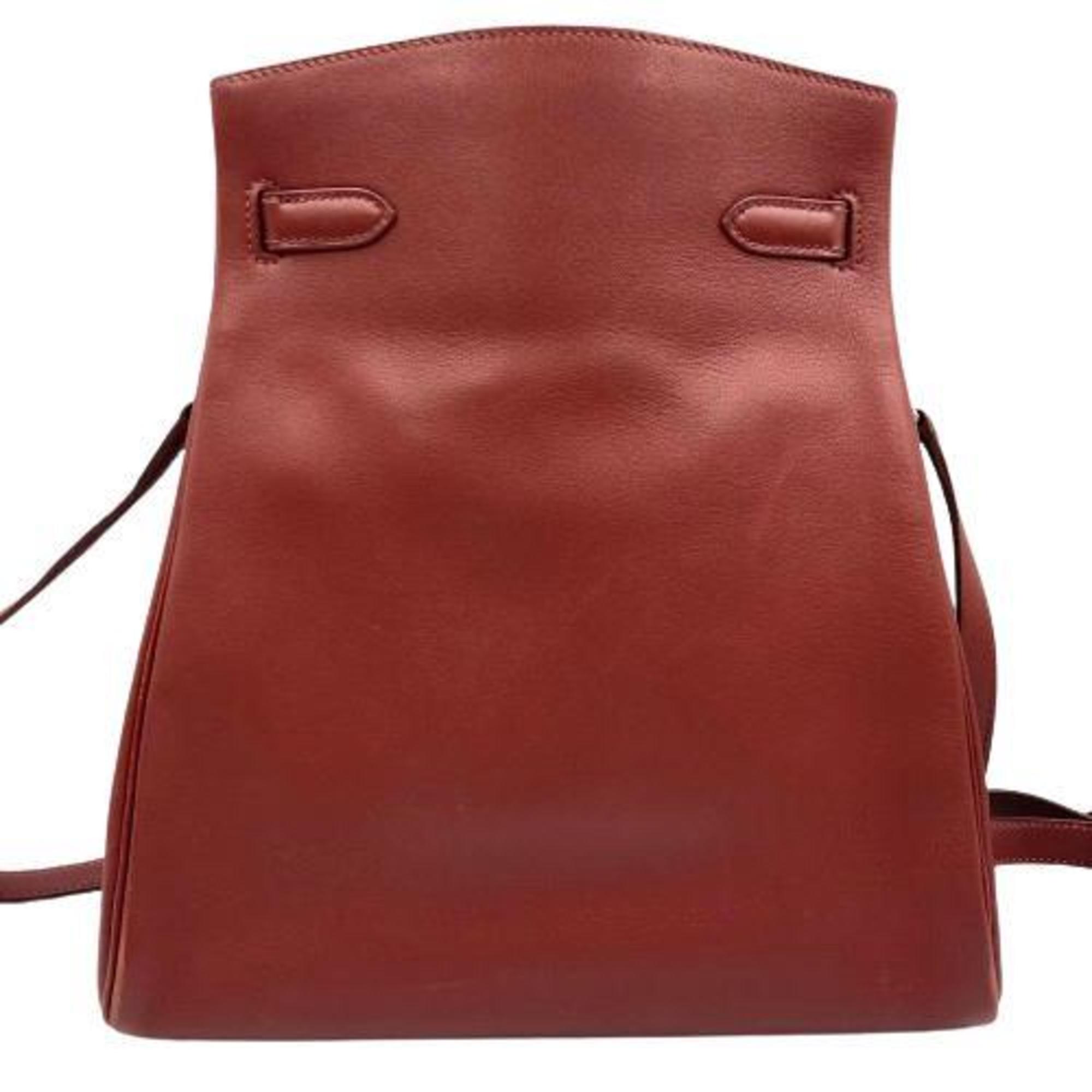 HERMES Kelly Sport MM Bordeaux □D stamp