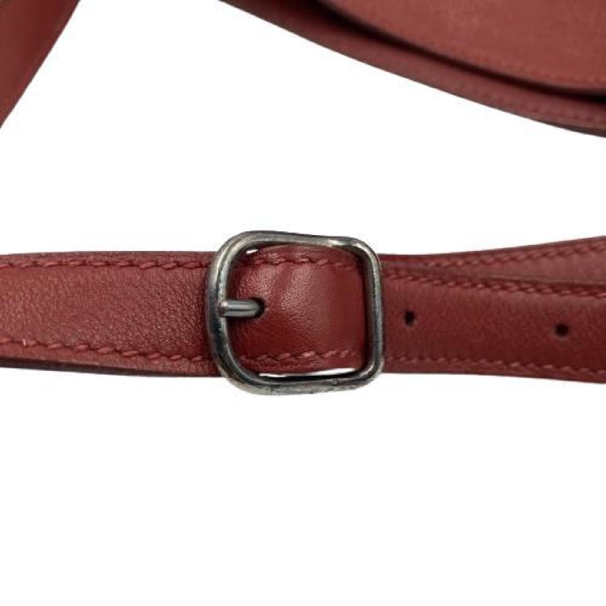 HERMES Kelly Sport MM Bordeaux □D stamp