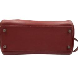 HERMES Kelly Sport MM Bordeaux □D stamp