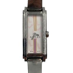 GUCCI 109 Bangle Watch Quartz Silver