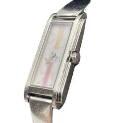 GUCCI 109 Bangle Watch Quartz Silver