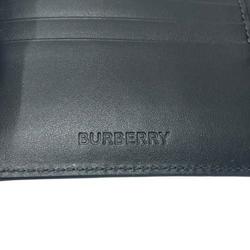 Burberry 8070201 Wallet Bi-fold Black Charcoal Grey Men's