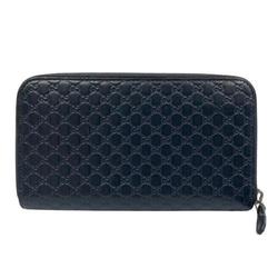 GUCCI Gucci Wallet Long Round Micro Guccissima 544473