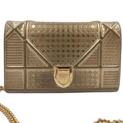 CHRISTIAN DIOR Dior Diorama Shoulder Bag Gold