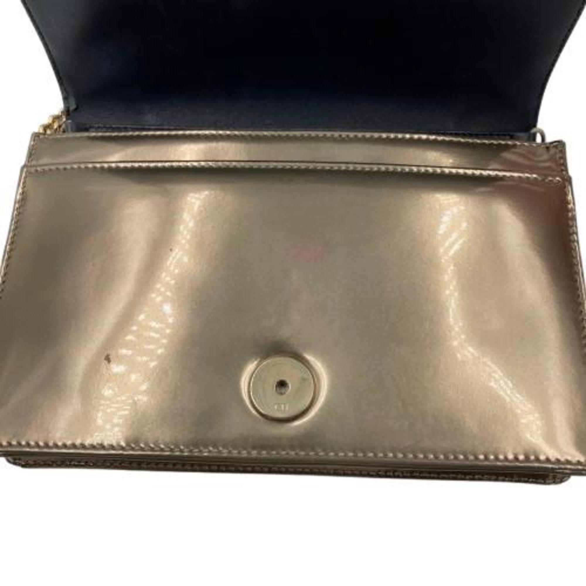 CHRISTIAN DIOR Dior Diorama Shoulder Bag Gold