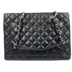 CHANEL Caviar Skin Grand GST Tote Chain Shoulder Bag