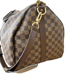 Louis Vuitton N41414 Damier Keepall Bandouliere 55 Brown Boston Bag for Women and Men