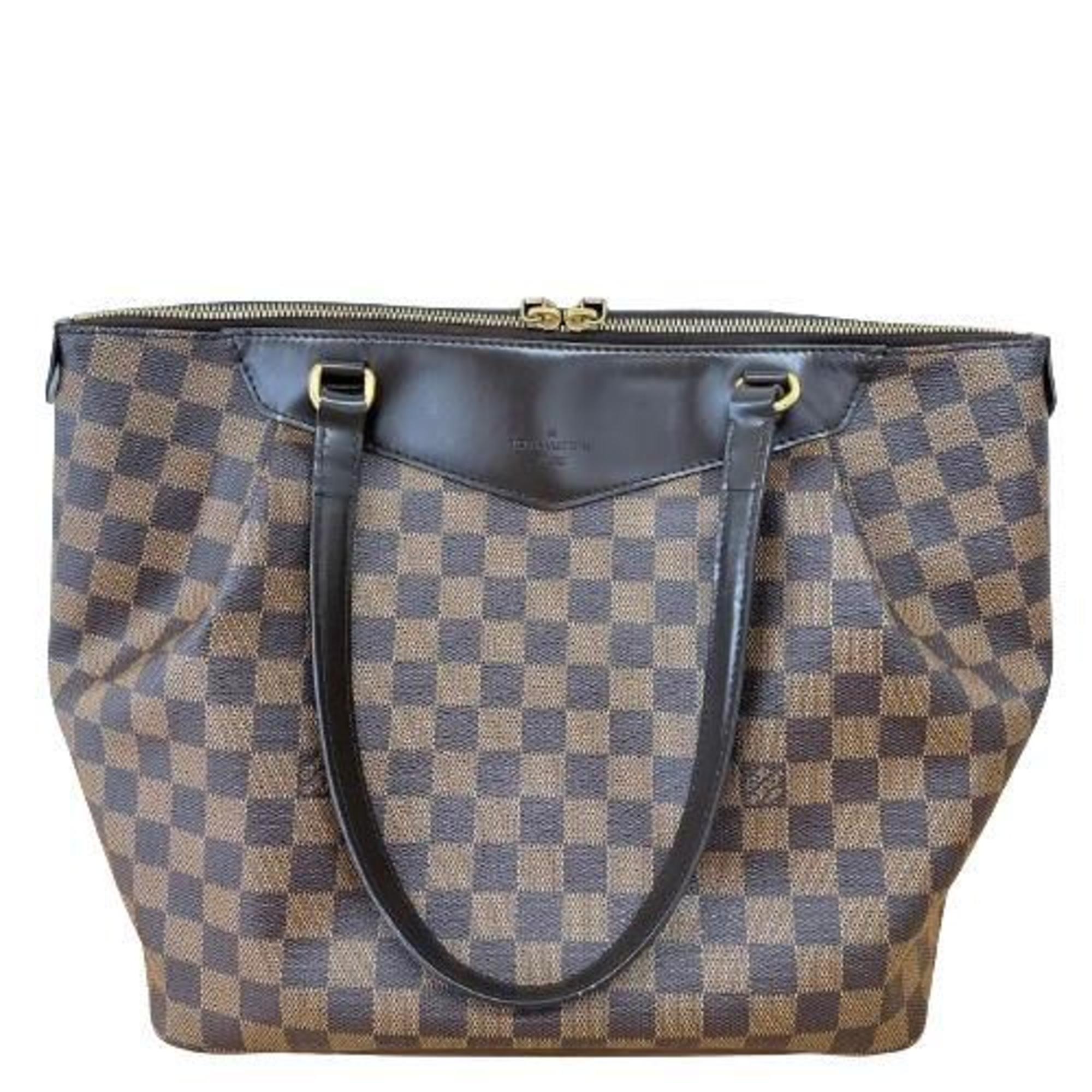 LOUIS VUITTON N41103 Damier Ebene Westminster Handbag Tote Bag Brown Women's