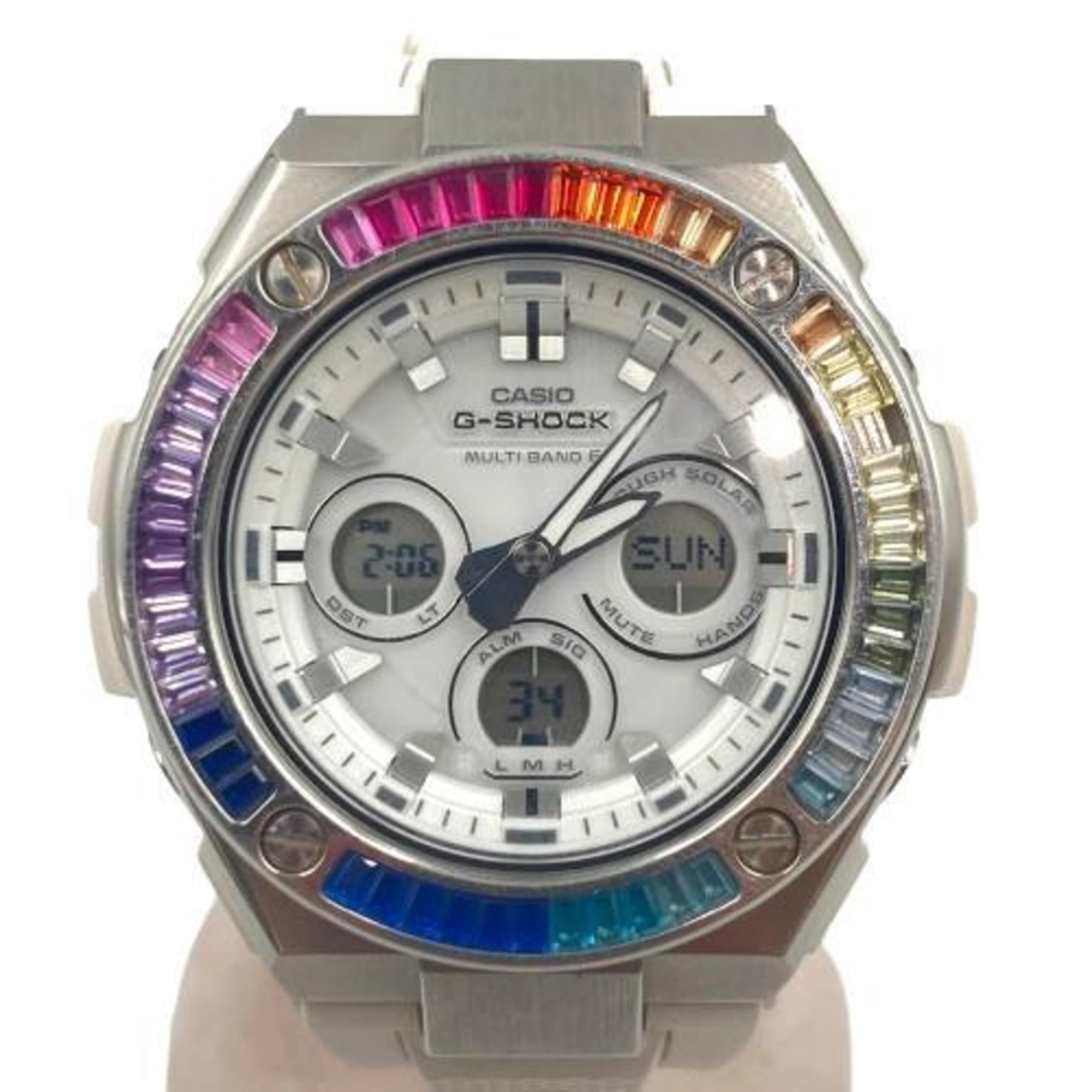 CASIO G-SHOCK GST-W310 Watch G-Steel White Bucket Rainbow