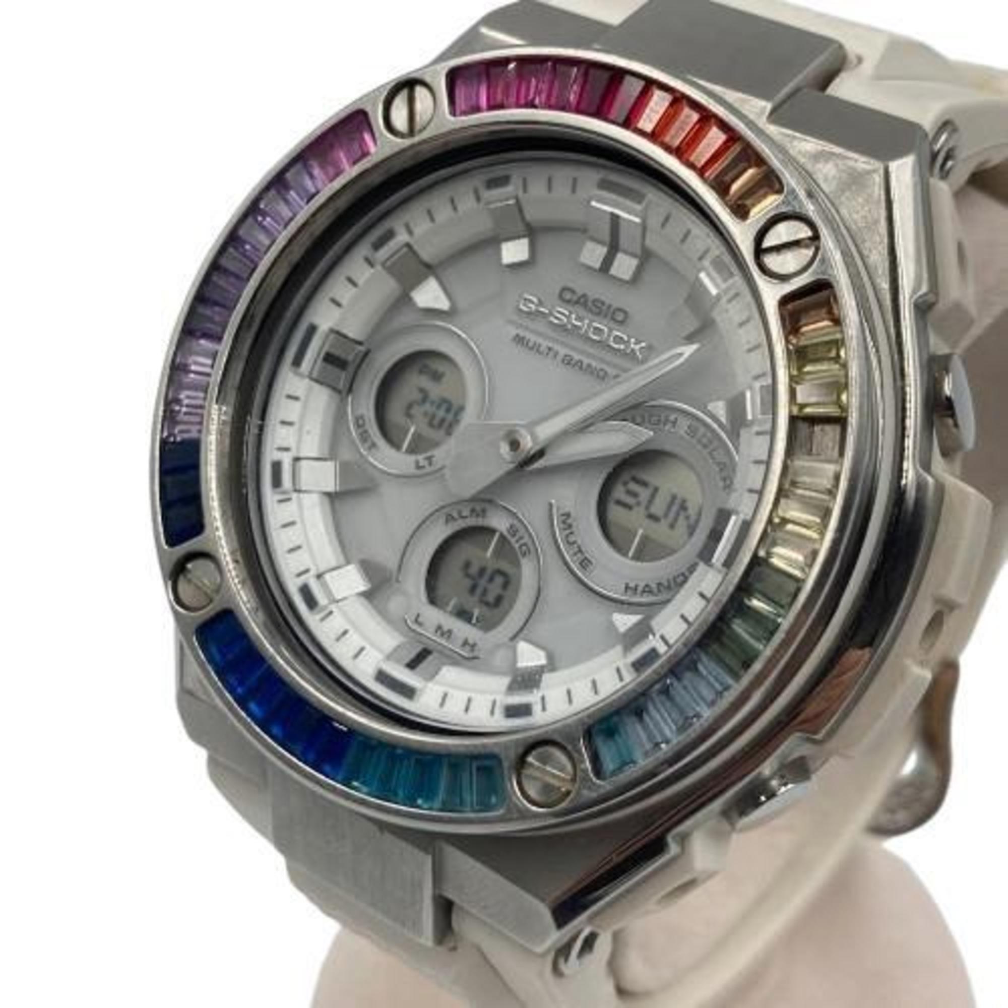 CASIO G-SHOCK GST-W310 Watch G-Steel White Bucket Rainbow