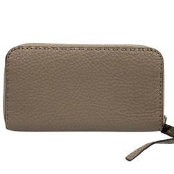 FENDI Selleria Long Wallet Round Beige