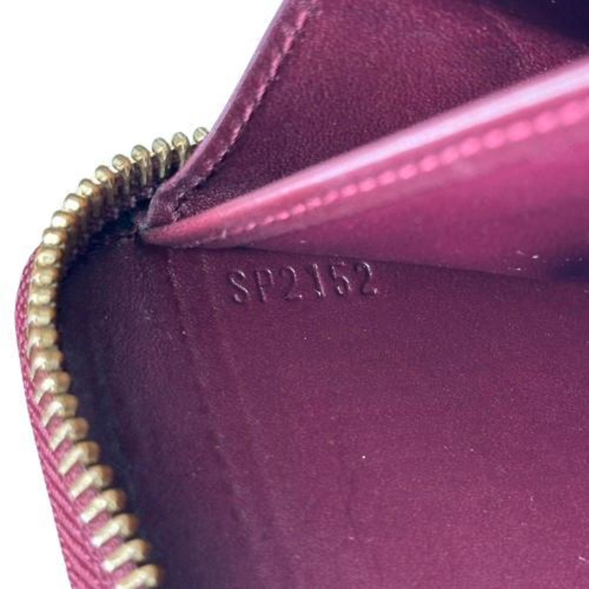 Louis Vuitton M93575 Vernis Zippy Wallet Violet Round