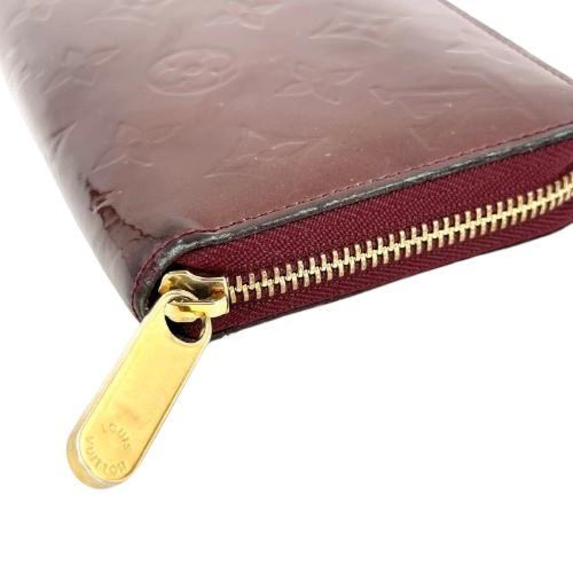 Louis Vuitton M93575 Vernis Zippy Wallet Violet Round