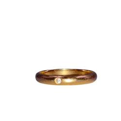 Cartier 1895 wedding ring, 2.24g, 18K yellow gold