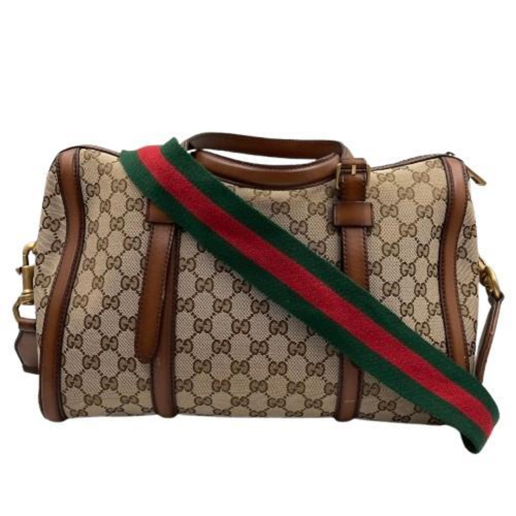 GUCCI Boston bag in GG canvas 381044