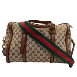 GUCCI Boston bag in GG canvas 381044