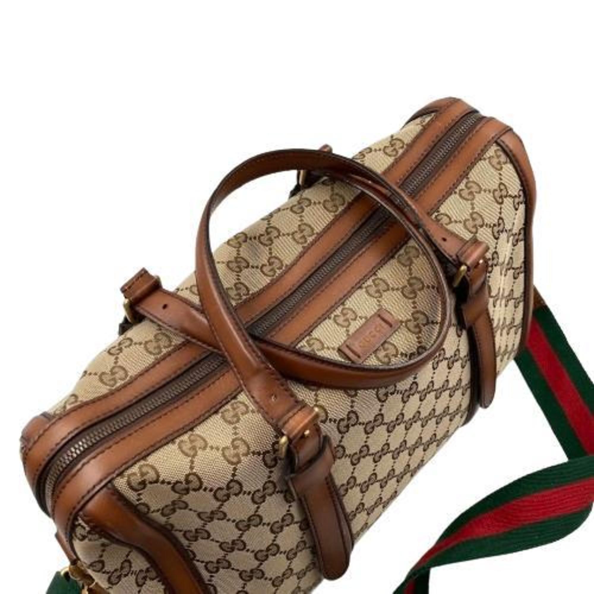 GUCCI Boston bag in GG canvas 381044