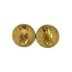 CHANEL Chanel Earrings 94A Coco Mark Gold Plated Buttons Women's