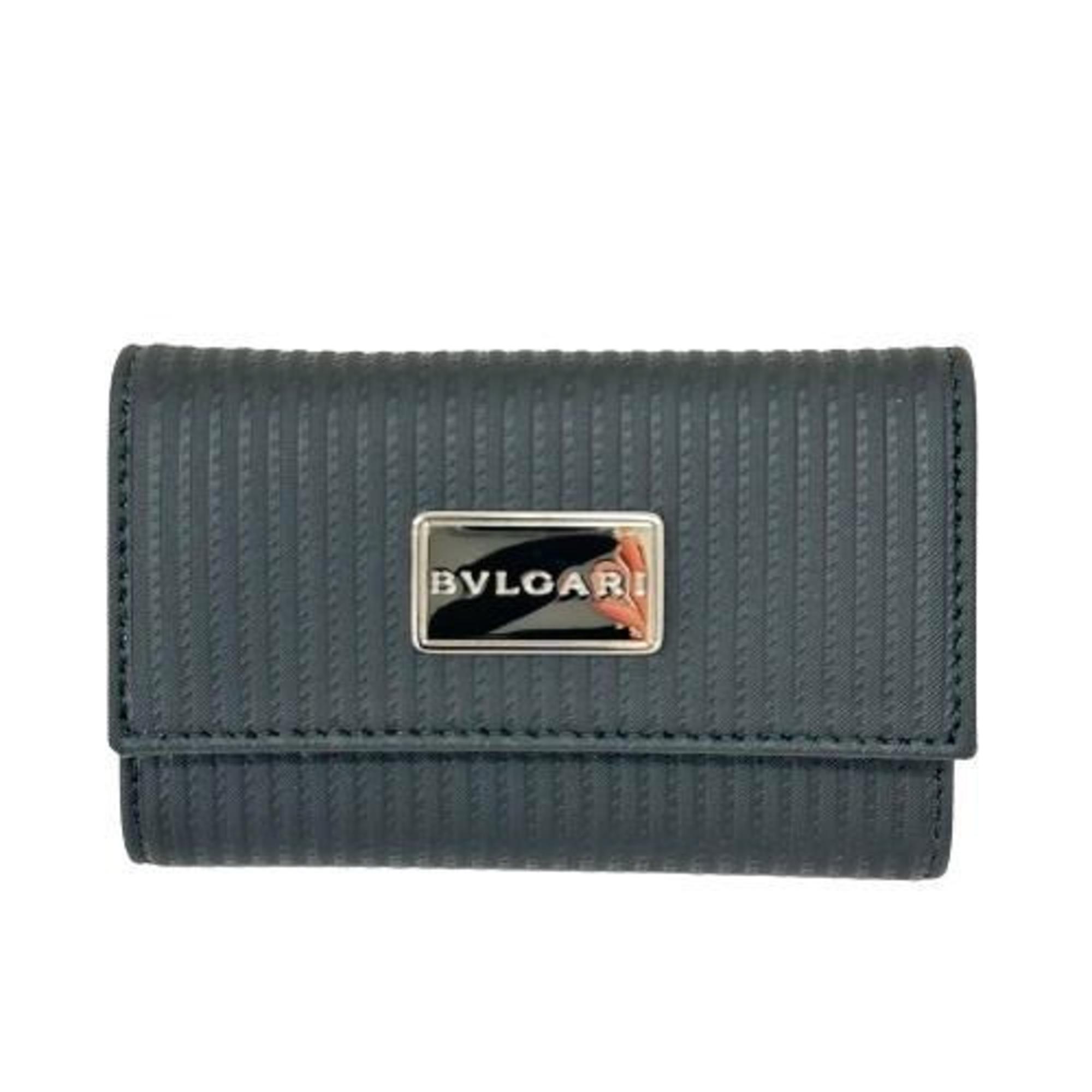 BVLGARI 6-key case, black, for men