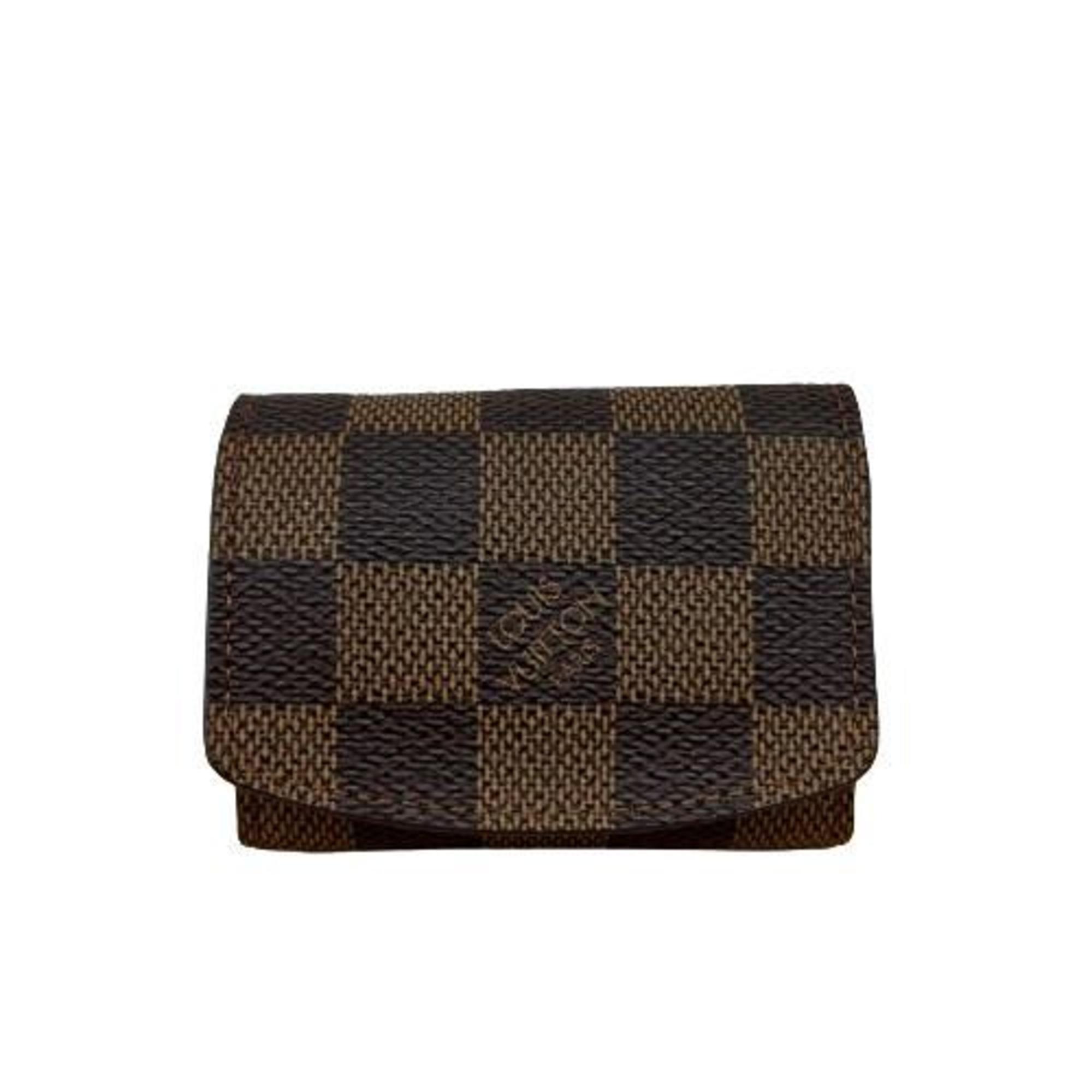 Louis Vuitton M64681 Damier Cufflinks Case for Men and Women