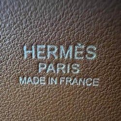 HERMES Bolide Skate 31 Dessin3 Togo B engraved brown shoulder bag for women