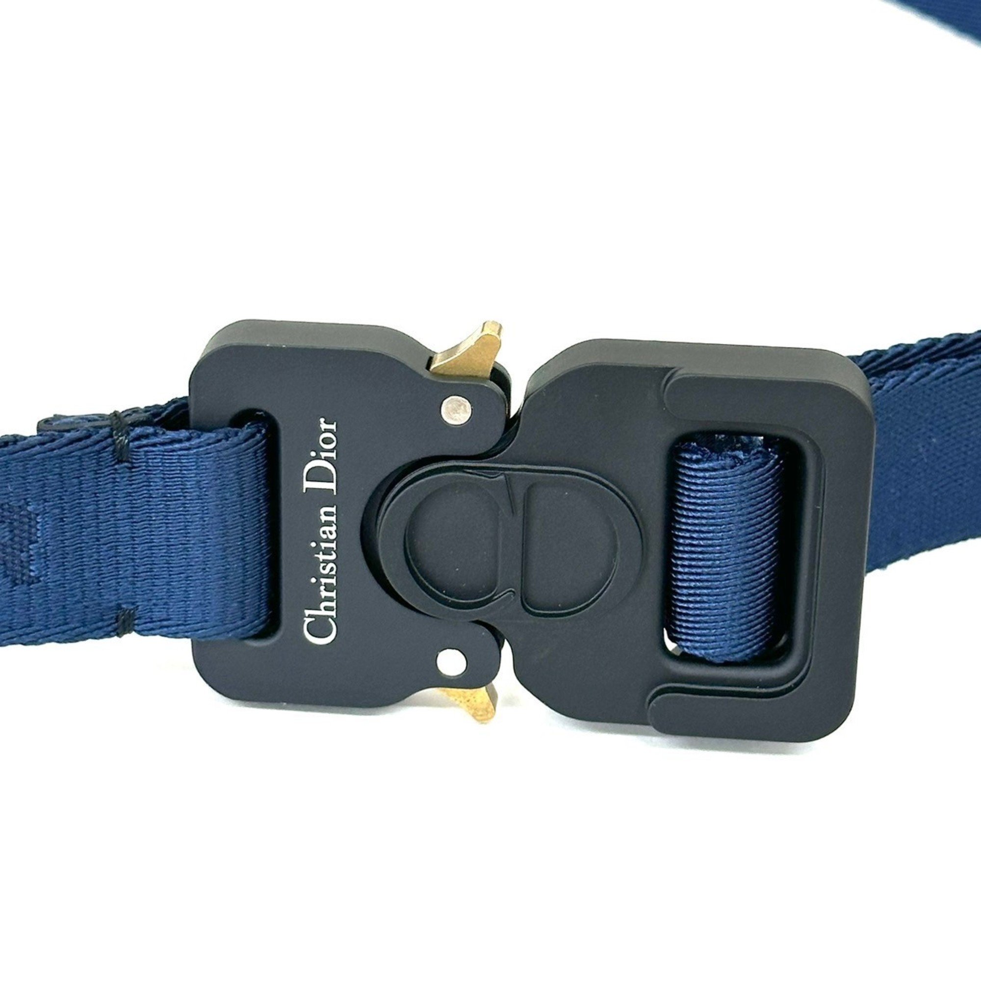 Christian Dior Dior 4350ANYSM HOMME Nylon Belt Blue Men's