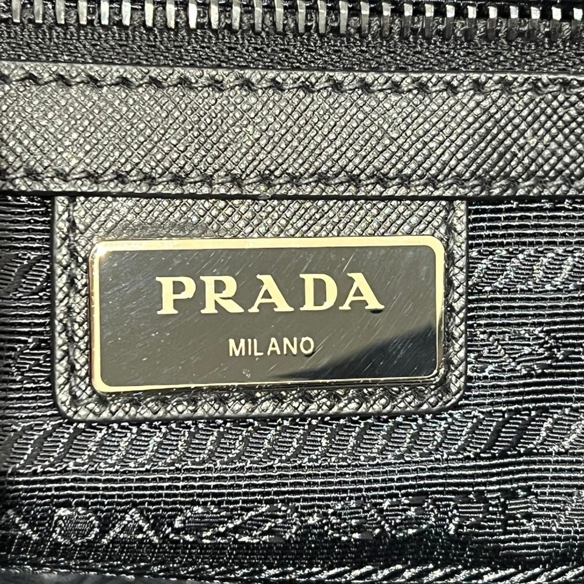 PRADA 1BG158 Shoulder Bag Black for Women and Men