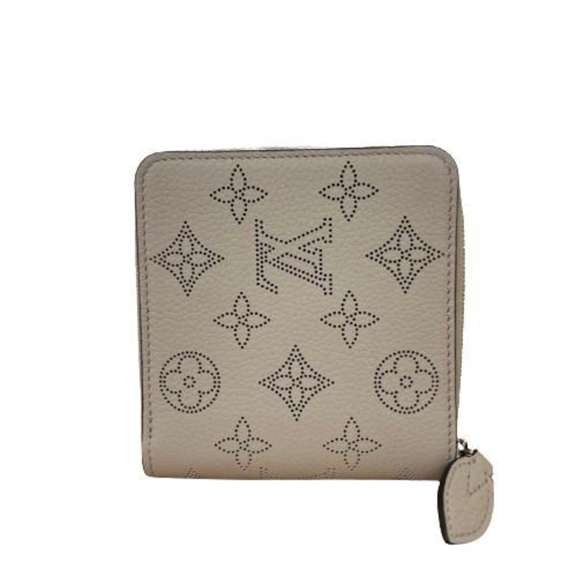 LOUIS VUITTON M81653 Mahina Compact Wallet Beige Women's