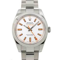 Rolex ROLEX Milgauss 116400 V Roulette Men's Watch White Automatic Self-Winding