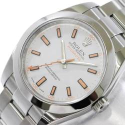 Rolex ROLEX Milgauss 116400 V Roulette Men's Watch White Automatic Self-Winding