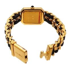 CHANEL Premiere L size H0001 Ladies watch Black Gold Quartz