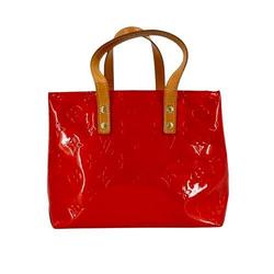 Louis Vuitton M91088 Vernis Reed PM Rouge Handbag Red