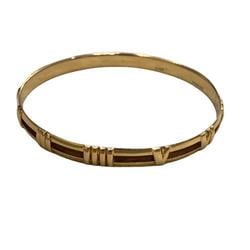 Tiffany & Co. Atlas Bracelet Bangle 750 YG 19.86g