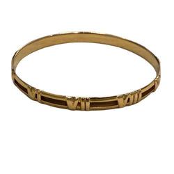 Tiffany & Co. Atlas Bracelet Bangle 750 YG 19.86g