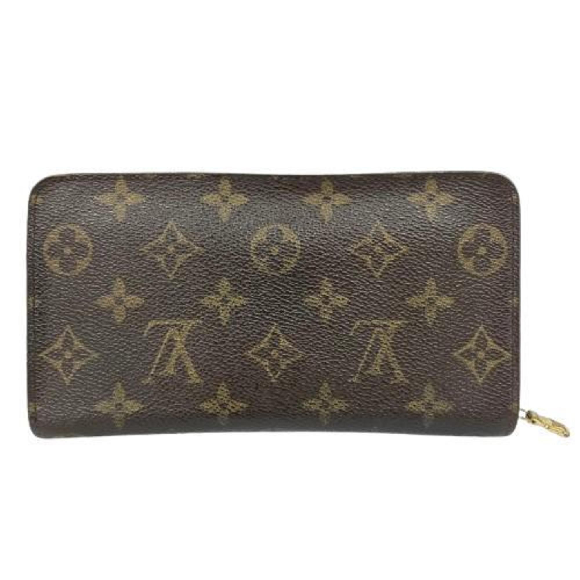 Louis Vuitton M61727 Monogram Porto Monaco Zip Round Long Wallet