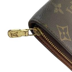 Louis Vuitton M61727 Monogram Porto Monaco Zip Round Long Wallet