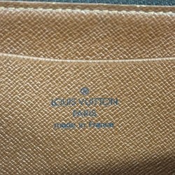 LOUIS VUITTON M61127 Monogram Porto Monnaie Zip Brown Long Wallet for Women and Men