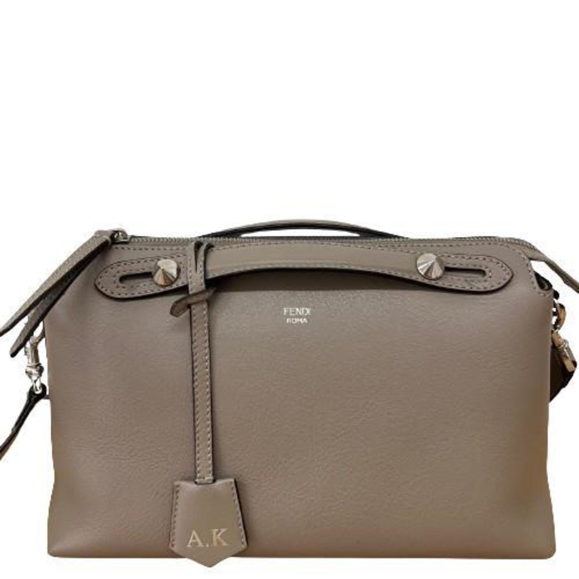 FENDI 8BL124-1D5 By the Way Medium Bag Shoulder Beige Women's