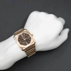 BVLGARI Octo Finissimo BGOP40GXT Men's Watch Brown K18PG Pink Gold Solid Automatic Self-Winding