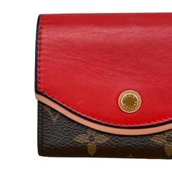 LOUIS VUITTON M62932 Monogram Portefeuille Zoe Fuchsia Red Wallet Bi-fold for Women