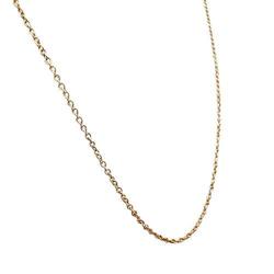 TIFFANY Tiffany Chain Necklace 1.6g PG Rose Gold K18 750 Women's