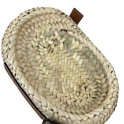 LOEWE Basket Small Handbag 10111490 Palm Leaf Calf Tote Bag