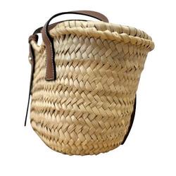 LOEWE Basket Small Handbag 10111490 Palm Leaf Calf Tote Bag